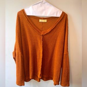 🧡Orange “How Very Loved” Sweater.